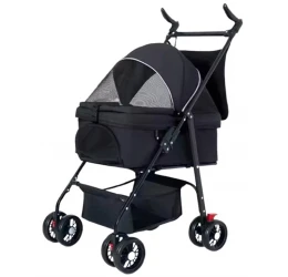 Καρότσι μεταφοράς Σκύλου ή Γάτας Portbebe 103x56x50cm Μαύρο Καρότσι μεταφοράς Σκύλου ή Γάτας Portbebe 103x56x50cm Μαύρο