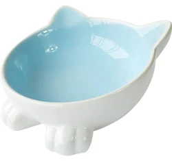 Κεραμικό Μπολ Γάτας Denik Cat Μπλε 14cm