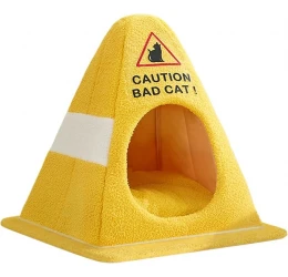 Κρεβατάκι - Φωλιά Γάτας Denik Pets Bad Cat 56cm Κίτρινο