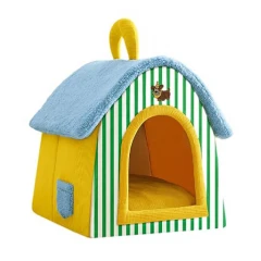 Κρεβατάκι - Φωλιά Σκύλου και Γάτας Denik Pets Ριγέ 45x38x40cm Πράσινο/Κίτρινο/Μπλε Κρεβατάκι - Φωλιά Σκύλου και Γάτας Denik Pets Ριγέ 45x38x40cm Πράσινο/Κίτρινο/Μπλε