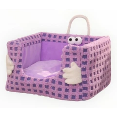 Κρεβατάκι Σκύλου και Γάτας Denik Pets Hands 50x40x27cm Μωβ