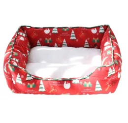 Κρεβατάκι Σκύλου και Γάτας Denik Pets XMAS 64x53x18cm Κόκκινο Κρεβατάκι Σκύλου και Γάτας Denik Pets XMAS 64x53x18cm Κόκκινο