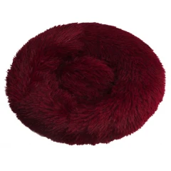 Κρεβατάκι Σκύλου και Γάτας Γούνινο Woolly Mat 50cm Μπορντό