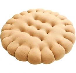 Μαξιλάρι Σκύλου και Γάτας Denik Μπισκότο Ανοιχτό Καφέ Στρόγγυλο 50cm