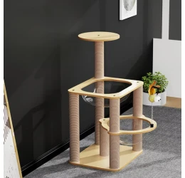 Γατόδεντρο - Ονυχοδρόμιο Γάτας Denik 2 Γυάλες 40x46x85cm Γατόδεντρο - Ονυχοδρόμιο Γάτας Denik 2 Γυάλες 40x46x85cm