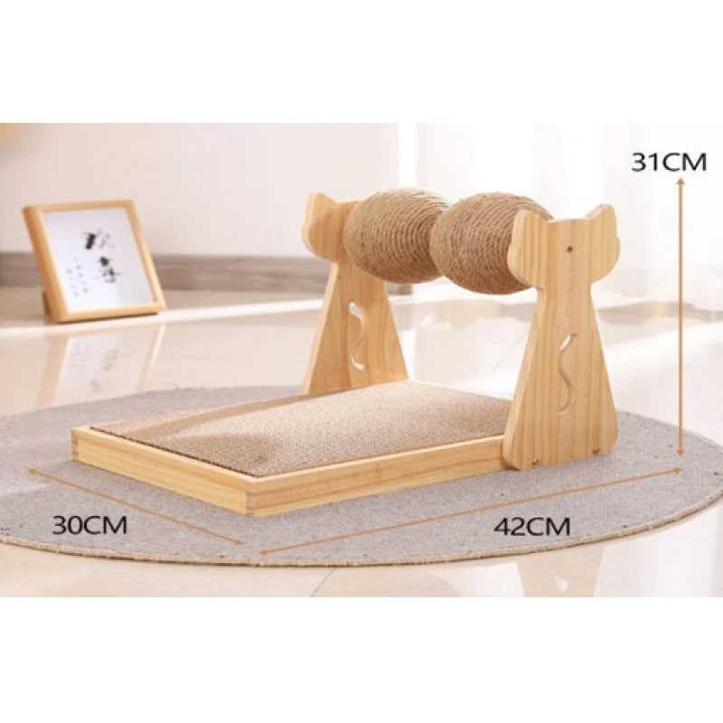 Ονυχοδρόμιο Γάτας Denik 2 Μπάλες 30x42x31cm Γάτες
