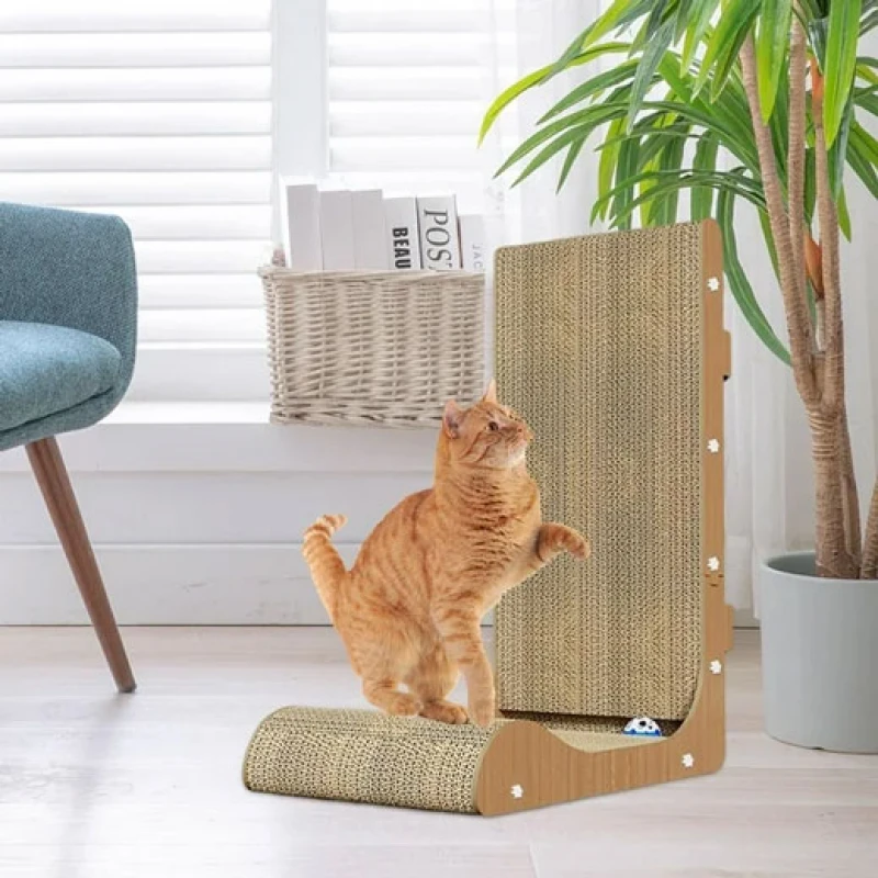Ονυχοδρόμιο Γάτας Denik Γ Shape 25x40x60cm Γάτες Ονυχοδρόμιο Γάτας Denik Γ Shape 25x40x60cm Γάτες