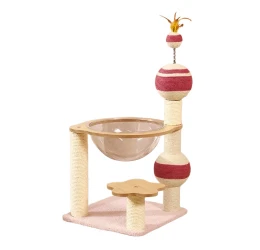 Ονυχοδρόμιο Γάτας Denik Γυάλα Space 38x38x72cm Ονυχοδρόμιο Γάτας Denik Γυάλα Space 38x38x72cm