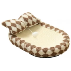 Ονυχοδρόμιο - Κρεβατάκι Γάτας Denik 40x64x9cm Καφέ