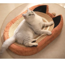 Ονυχοδρόμιο - Κρεβατάκι Γάτας Denik Οβάλ 61x40cm Πορτοκαλί