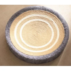 Ονυχοδρόμιο - Κρεβατάκι Γάτας Denik Στρόγγυλο 40x10cm Γκρι