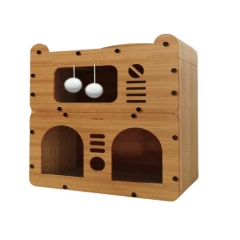 Ονυχοδρόμιο - Σπιτάκι Γάτας Διώροφο Denik 48x24x54cm Ονυχοδρόμιο - Σπιτάκι Γάτας Διώροφο Denik 48x24x54cm