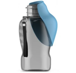 Παγούρι με Πτυσσόμενη Σιλικόνη Denik Pets 800ml Μπλε