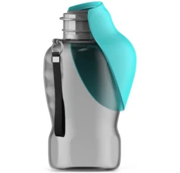 Παγούρι με Πτυσσόμενη Σιλικόνη Denik Pets 800ml Τιρκουάζ