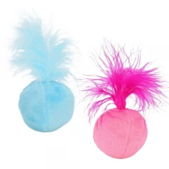 Παιχνίδι Γάτας Denik Pets Λούτρινη Μπάλα με Φτερό 13cm Παιχνίδι Γάτας Denik Pets Λούτρινη Μπάλα με Φτερό 13cm