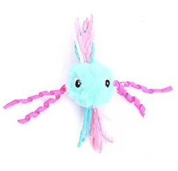 Παιχνίδι Γάτας Denik Pets Ψαράκι με Πολύχρωμα Μαλλιά