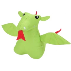 Παιχνίδι Σκύλου Με Ήχο Denik Pets Λούτρινος Δράκος 20cm