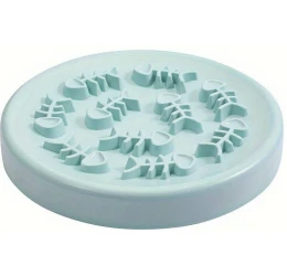 Πιάτο Καλής Πέψης Σκύλου & Γάτας Denik Fish Bones 22cm Τιρκουάζ