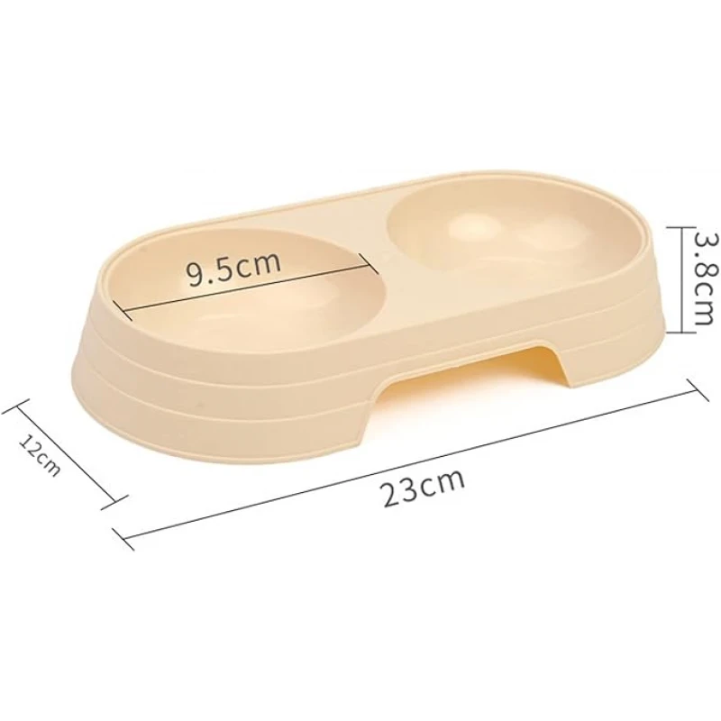 Πλαστικό Διπλό Μπολ Φαγητού και Νερού 23x12x3,8cm Μωβ Σκύλοι Πλαστικό Διπλό Μπολ Φαγητού και Νερού 23x12x3,8cm Μωβ Σκύλοι