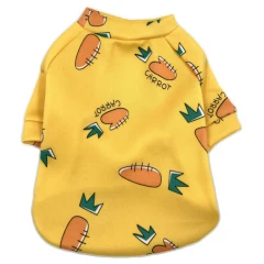 Ρουχαλάκι Φουτεράκι Σκύλου Denik Carrot XLarge 40cm Κίτρινο