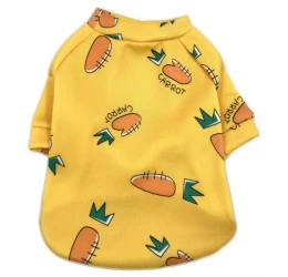 Ρουχαλάκι Φουτεράκι Σκύλου Denik Carrot Medium 30cm Κίτρινο