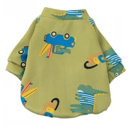 Ρουχαλάκι Φουτεράκι Σκύλου Denik Surf Κροκόδειλος XLarge 39cm Πράσινο