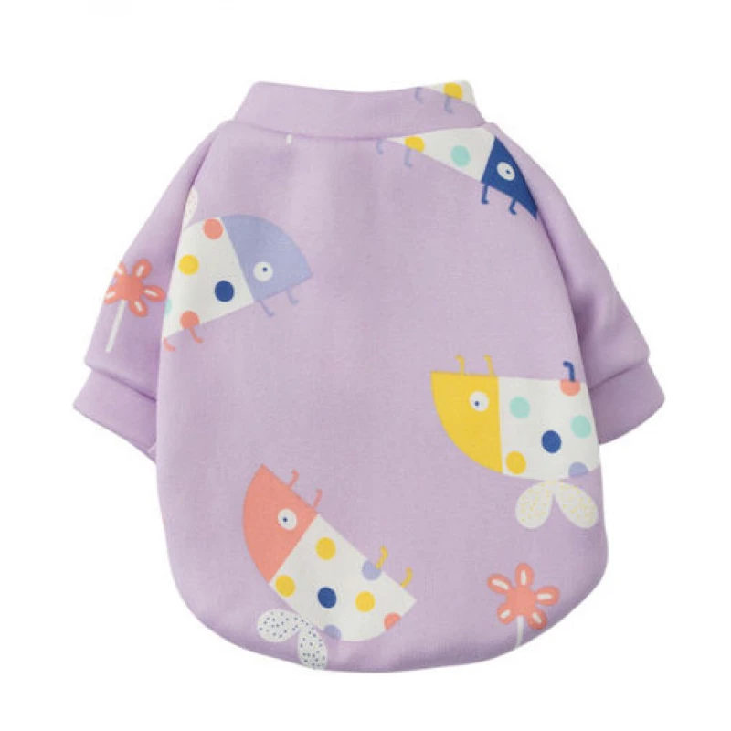 Ρουχαλάκι Φουτεράκι Σκύλου Denik Ζουζούνι Medium 29cm Μωβ Σκύλοι