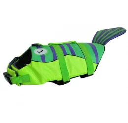 Σωσίβιο Θαλάσσης για Σκύλους Denik Ψάρι Πράσινο M 30cm