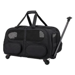 Trolley Μεταφοράς Denik 60x35x40cm Μαύρο