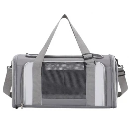 Τσάντα Μεταφοράς Σκύλου και Γάτας Denik 52x30x34cm Γκρι
