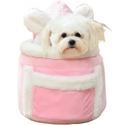 Τσάντα Μεταφοράς Μάρσιπος Σκύλου Denik Χνουδωτό 35x25x32cm Ροζ Τσάντα Μεταφοράς Μάρσιπος Σκύλου Denik Χνουδωτό 35x25x32cm Ροζ