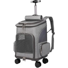 Τσάντα Μεταφοράς Trolley Denik 49x33x26cm Γκρι Ανοιχτό Τσάντα Μεταφοράς Trolley Denik 49x33x26cm Γκρι Ανοιχτό