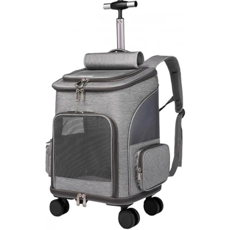 Τσάντα Μεταφοράς Trolley Denik 49x33x26cm Γκρι Ανοιχτό Σκύλοι Τσάντα Μεταφοράς Trolley Denik 49x33x26cm Γκρι Ανοιχτό Σκύλοι