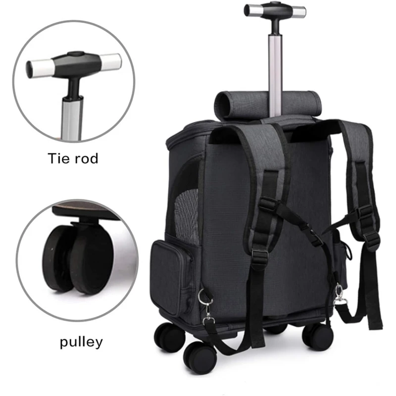 Τσάντα Μεταφοράς Trolley Denik 49x33x26cm Γκρι Ανοιχτό Σκύλοι Τσάντα Μεταφοράς Trolley Denik 49x33x26cm Γκρι Ανοιχτό Σκύλοι