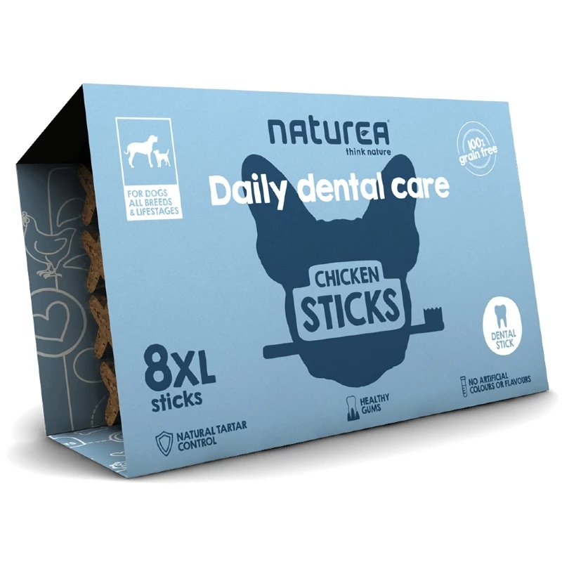 Naturea Dental Sticks Chicken 8XL sticks 200gr ΛΙΧΟΥΔΙΕΣ & ΚΟΚΑΛΑ