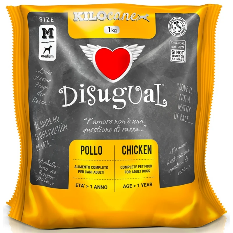 Disugual Dog Adult Medium Chicken 1kg ΣΚΥΛΟΙ