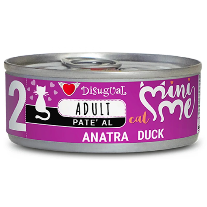 Υγρή Τροφή Γάτας Disugual Mini Me Cat - Adult 2 Pate Με Πάπια (Duck) 85gr ΓΑΤΕΣ