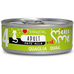 Υγρή Τροφή Γάτας Disugual Mini Me Cat - Adult 4 Pate Με Ορτύκι (Quail) 85gr Υγρή Τροφή Γάτας Disugual Mini Me Cat - Adult 4 Pate Με Ορτύκι (Quail) 85gr