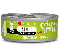 Υγρή Τροφή Γάτας Disugual Mini Me Cat - Adult 4 Pate Με Ορτύκι (Quail) 85gr Υγρή Τροφή Γάτας Disugual Mini Me Cat - Adult 4 Pate Με Ορτύκι (Quail) 85gr