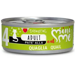 Υγρή Τροφή Γάτας Disugual Mini Me Cat - Adult 4 Pate Με Ορτύκι (Quail) 85gr Υγρή Τροφή Γάτας Disugual Mini Me Cat - Adult 4 Pate Με Ορτύκι (Quail) 85gr
