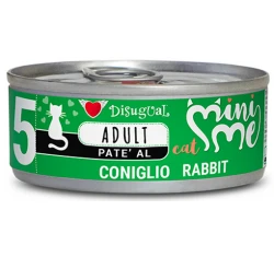 Υγρή Τροφή Γάτας Disugual Mini Me Cat - Adult 5 Pate Με Κουνέλι (Rabbit)  85gr Υγρή Τροφή Γάτας Disugual Mini Me Cat - Adult 5 Pate Με Κουνέλι (Rabbit)  85gr