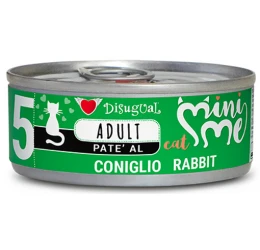 Υγρή Τροφή Γάτας Disugual Mini Me Cat - Adult 5 Pate Με Κουνέλι (Rabbit)  85gr Υγρή Τροφή Γάτας Disugual Mini Me Cat - Adult 5 Pate Με Κουνέλι (Rabbit)  85gr