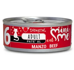 Υγρή Τροφή Γάτας Disugual Mini Me Cat - Adult 6 Pate Με Βοδινό (Beef)  85gr Υγρή Τροφή Γάτας Disugual Mini Me Cat - Adult 6 Pate Με Βοδινό (Beef)  85gr