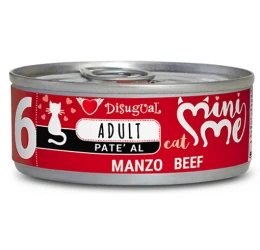Υγρή Τροφή Γάτας Disugual Mini Me Cat - Adult 6 Pate Με Βοδινό (Beef)  85gr Υγρή Τροφή Γάτας Disugual Mini Me Cat - Adult 6 Pate Με Βοδινό (Beef)  85gr