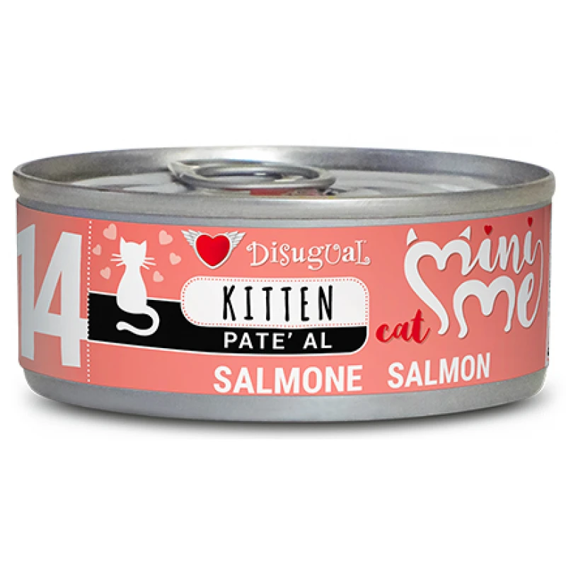 Υγρή Τροφή Γάτας Disugual Mini Me Cat - Kitten 14 Pate Με Σολομό (Salmon) 85gr ΓΑΤΕΣ