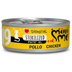 Υγρή Τροφή Γάτας Disugual Mini Me Cat - Sterilized 19 Chicken Pate Με Κοτόπουλο 85gr Υγρή Τροφή Γάτας Disugual Mini Me Cat - Sterilized 19 Chicken Pate Με Κοτόπουλο 85gr