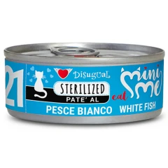 Υγρή Τροφή Γάτας Disugual Mini Me Cat - Sterilized 21 White Fish Pate Με Λευκά Ψάρια 85gr Υγρή Τροφή Γάτας Disugual Mini Me Cat - Sterilized 21 White Fish Pate Με Λευκά Ψάρια 85gr