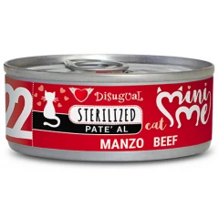 Υγρή Τροφή Γάτας Disugual Mini Me Cat - Sterilized 22 Beef Pate Με Βοδινό 85gr Υγρή Τροφή Γάτας Disugual Mini Me Cat - Sterilized 22 Beef Pate Με Βοδινό 85gr