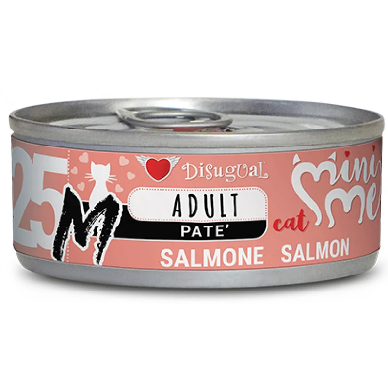 Υγρή Τροφή Γάτας Disugual Mini Me M Cat - Adult 25 Salmon Pate Με Σολομό 85gr Μονοπρωτεϊνική ΓΑΤΕΣ