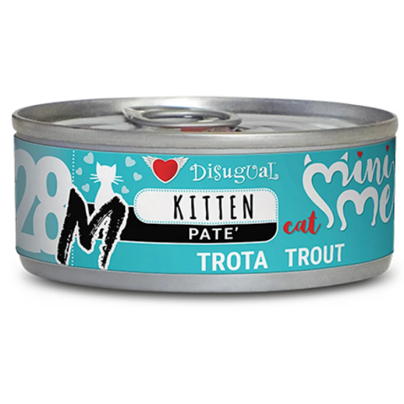 Υγρή Τροφή Γάτας Disugual Mini Me M Cat - Kitten Trout 28 Pate Με Πέστροφα 85gr Μονοπρωτεϊνική ΓΑΤΕΣ
